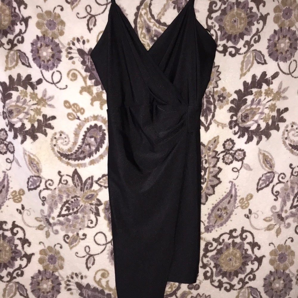 Black Mini Graduation Dress
